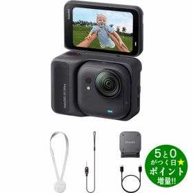 ◆最大3000円CP＋P3倍！！2/5◆Insta360 カメラ アクションカメラ 4K 防水 スタンダードバンドル GO Ultra ミッドナイトブラック【転送不可】