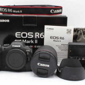 シャッター枚数2430枚★Canon レンズキット EOS R6 Mark II RF24-105L IS USM ミラーレス No.C11601