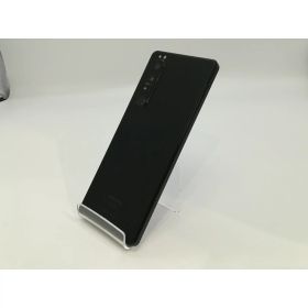 【中古】SONY docomo 【SIMロック解除済み】 Xperia 1 III フロストブラック 12GB 256GB SO-51B【ECセンター】保証期間1ヶ月【ランクC】