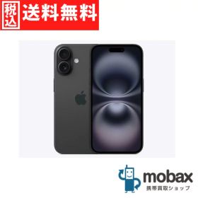 ◆ポイントUP◆《国内版SIMフリー》【新品未開封品（未使用）】 iPhone 16 Plus 128GB [ブラック] MXVA3J/A 白ロム 6.7インチ Apple（SIMフリー）