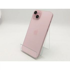 【中古】Apple 国内版 【SIMフリー】 iPhone 15 Plus 128GB ピンク MU093J/A【ECセンター】保証期間1ヶ月【ランクA】