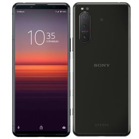 【中古】Bランク【やや傷や汚れあり】 SIMフリー A002SO SONY Xperia 5 II SoftBank ブラック 利用制限〇(白ロム) 本体のみ 送料無料