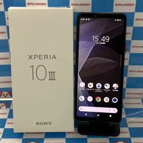 【中古】Xperia 10 III 128GB ブラック A102SO Y!mobile版SIMフリー 訳あ