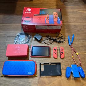 【美品】Nintendo Switch マリオレッド×ブルー セット