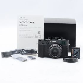 ★極上品★FUJIFILM X100VI ブラック ショット数1130回 ２言語 モデル