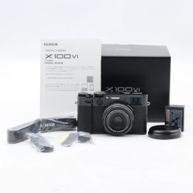 ★極上品★FUJIFILM X100VI ブラック ショット数 591回 2言語モデル
