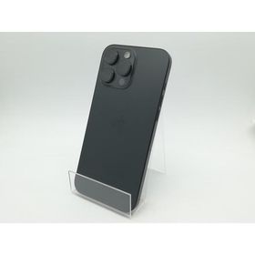 【中古】【赤ロム保証あり】Apple au 【SIMフリー】 iPhone 16 Pro Max 256GB ブラックチタニウム MYWG3J/A【柏】保証期間１ヶ月【ランクB】