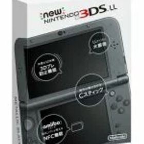 【中古】 Newニンテンドー3DS LL：メタリックブラック（REDSVAAA）／本体（携帯ゲーム機）