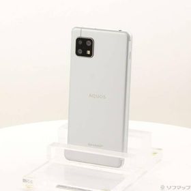 〔中古〕SHARP(シャープ) AQUOS sense4 64GB シルバー SH-M15 SIMフリー〔269-ud〕