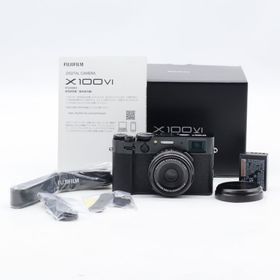 ★極上品★FUJIFILM X100VI ブラック ショット数 591回 2言語(コンパクトデジタルカメラ)
