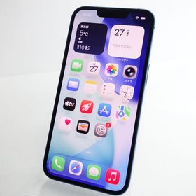 【ジャンク】iPhone13 128GB ブルー 電池100％ 利用制限〇 フェリカNG