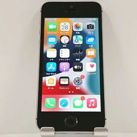 iPhoneSE 128GB SIMフリー スペースグレイ 送料無料 本体 c16705