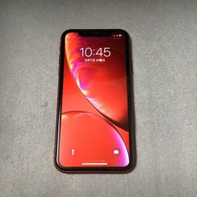 美品 Appleストア版 SIMフリー iPhoneXR 64GB レッド色