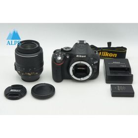 美品 Nikon ニコン D5200 ボディ + AF-S DX 18-55mm VR レンズキット デジタル一眼レフカメラ 260121u【アルプスカメラ】