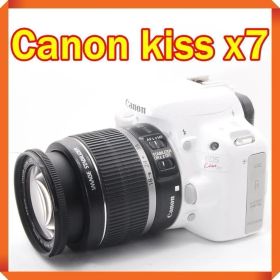 ホワイトカラー！ Canon EOS kiss x7 コンパクトな手のひらサイズ