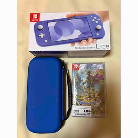 ニンテンドースイッチ(Nintendo Switch)のNintendo Switch LITE ブルー 2週間程使用 ドラクエ3 (家庭用ゲーム機本体)