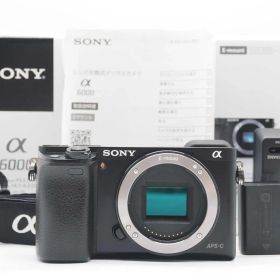 ソニー Sony a6000 ILCE-6000 24.3MP Camera Black 25698 Shots 元箱 [新品同様] #Z5861A
