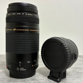 ⭐️美品⭐️Canon EF 75-300 II & EF-EOS M アダプター