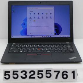 【ジャンク品】Lenovo ThinkPad X280 Core i3 8130U 2.2GHz/8GB/256GB(SSD)/12.5W/FWXGA(1366x768)/Win11【中古】【20260129】