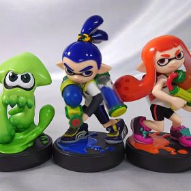 スプラトゥーン ガール ＋ ボーイ ＋ イカ amiibo 3点セット