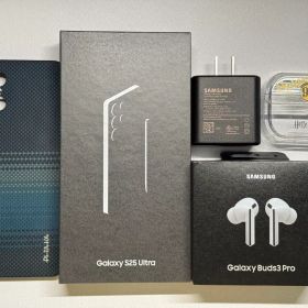 【デュアルSIMフリー】GalaxyS25Ultra 512GとBuds3Pro