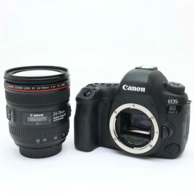 【中古】 《良品》 Canon EOS 6D Mark II EF24-70 F4L IS USM レンズキット 【レンズ内クリーニング/各部点検済】 [ デジタルカメラ ]