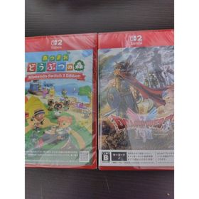 あつまれどうぶつの森&ドラゴンクエスⅠ&ⅡNintendoSwitch2新品(家庭用ゲームソフト)