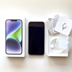 iPhone14 128GB パープル SIMフリー 箱あり バッテリー87%