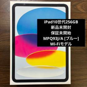 新品 iPad 第10世代 Wi-Fi 256GB MPQ93J/A [ブルー]