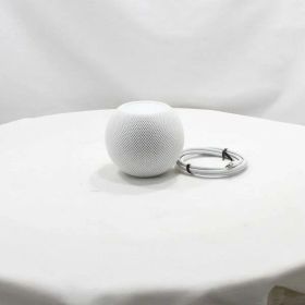 【中古】Apple(アップル) HomePod mini ホワイト MY5H2J／A 【198-ud】