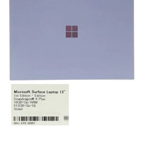 【Microsoft】【未使用品】マイクロソフト『Surface Laptop / 13inch / 16GB / 512GB / バイオレット』EP2-30351 ノートパソコン 1週間保証【中古】