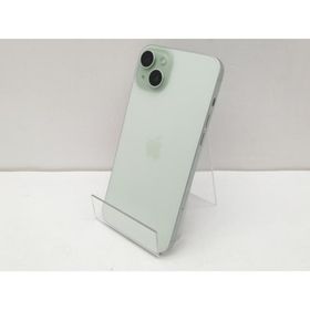 【中古】Apple 国内版 【SIMフリー】 iPhone 15 Plus 128GB グリーン MU0E3J/A【仙台イービーンズ】保証期間１ヶ月【ランクA】