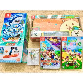 ニンテンドースイッチ(Nintendo Switch)の【新品未開封】③ニンテンドースイッチ新型本体Joy-Conネオン+最新人気ソフト(家庭用ゲーム機本体)