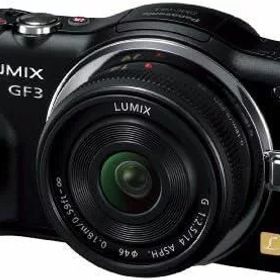【中古】パナソニック ミラーレス一眼カメラ LUMIX GF3 レンズキット エスプリブラック DMC-GF3C-K
