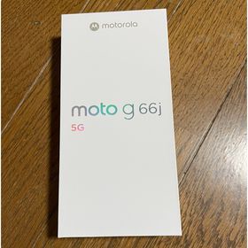モトローラ(Motorola)の【新品未開封】motorola moto g66j 5G 8/128GB 黒(スマートフォン本体)