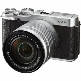 【中古】フジフィルム FUJIFILM X-A2 レンズキット シルバー
