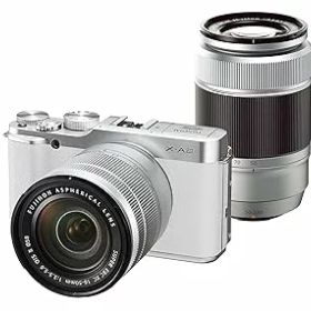 【中古】FUJIFILM ミラーレス一眼 X-A2 ダブルズームレンズキット ホワイト X-A2WH1650II/50230II