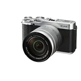 【中古】 FUJIFILM ミラーレス一眼 X-A2 レンズキット シルバー X-A2S1650II