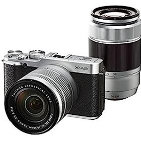 【中古】（非常に良い）FUJIFILM ミラーレス一眼 X-A2 ダブルズームレンズキット シルバー X-A2S1650II/50230II
