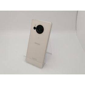 【中古】SHARP docomo 【SIMフリー】 AQUOS R8 クリーム 8GB 256GB SH-52D【三宮センター】保証期間１ヶ月【ランクB】