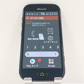 らくらくスマートフォン F-42A ドコモ ネイビー c16687