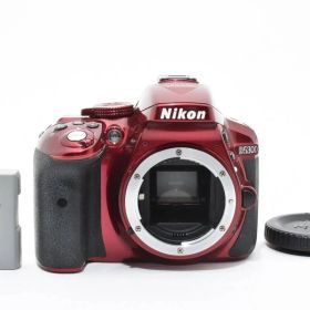 ★美品★ ニコン NIKON D5300 レッド ボディ デジタル一眼レフカメラ ショット数19585回 ★ L22#7590