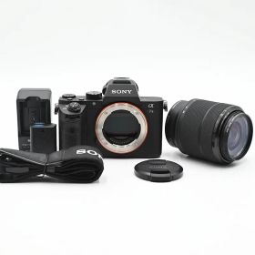 SONY ソニー α7II ILCE-7M2 SEL2870 ブラック (ショット数2465枚)(35言語)液晶難あり ミラーレス一眼レフカメラ 【中古】