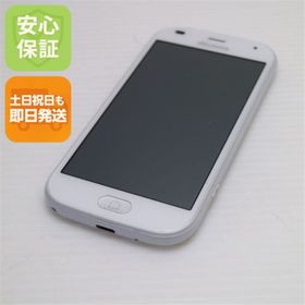 フジツウ(富士通)の新品同様 F-42A らくらくスマートフォン ホワイト M000(スマートフォン本体)