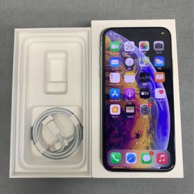 美品 国内版 SIMフリー iPhone Xs 256GB シルバー色