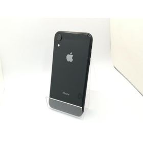 【中古】Apple docomo 【SIMロック解除済み】 iPhone XR 64GB ブラック MT002J/A【アリオ倉敷】保証期間１ヶ月【ランクC】