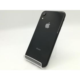 【中古】Apple au 【SIMロック解除済み】 iPhone XR 64GB ブラック MT002J/A【アリオ倉敷】保証期間１ヶ月【ランクC】