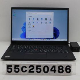 Lenovo ThinkPad X1 Carbon 8th Gen Core i5 10310U 1.7GHz/16GB/256GB(SSD)/14W/FHD(1920x1080)/Win11 【55C250486】
