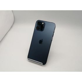 【中古】Apple docomo 【SIMロック解除済み】 iPhone 12 Pro Max 128GB パシフィックブルー MGCX3J/A【広島本通】保証期間１ヶ月【ランクC】