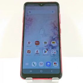 Galaxy A20 SC-02M ドコモ レッド 送料無料 本体 c16387 【中古】